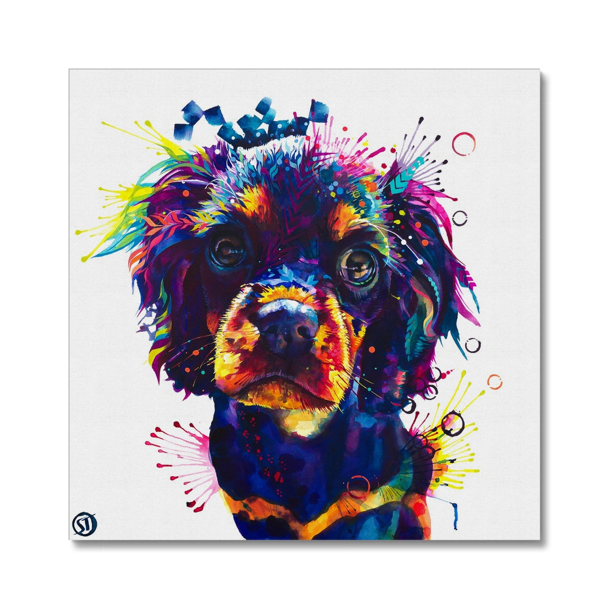 Cavalier King Charles Prints | Colourful Art Prints | Commission A Painting | Wall Prints | Wallart | Wall Art