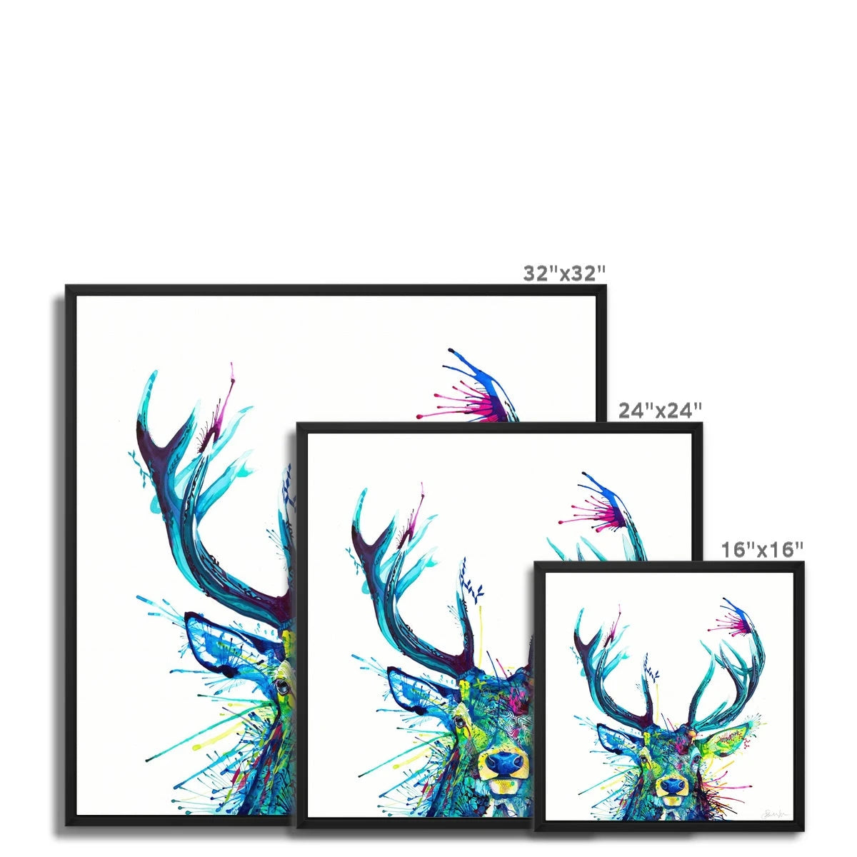 Wall Art | Framed Prints | Sarah Taylor | Modern Art | Framed Wall Art | Pet Portraits | Abstract Art | Framed Art | Bright Wall Art | Colourful Animal Art