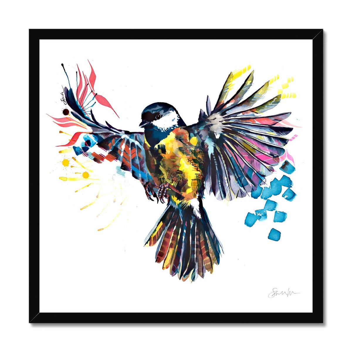 Wallart | Colourful Animal Art | Wildlife Art | Framed Art | Modern Art | Animal Art