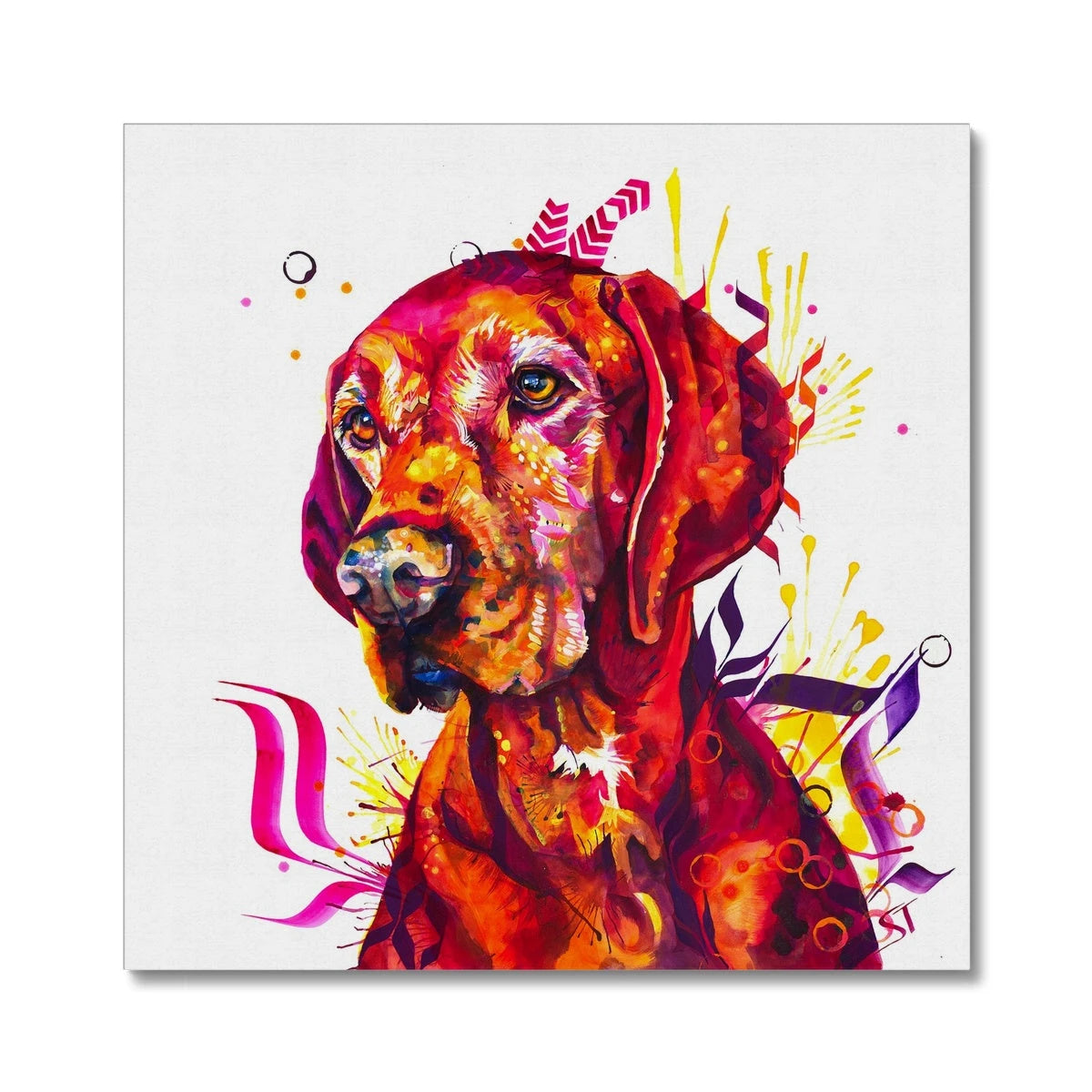The Vizsla King Canvas Sarah Taylor Art
