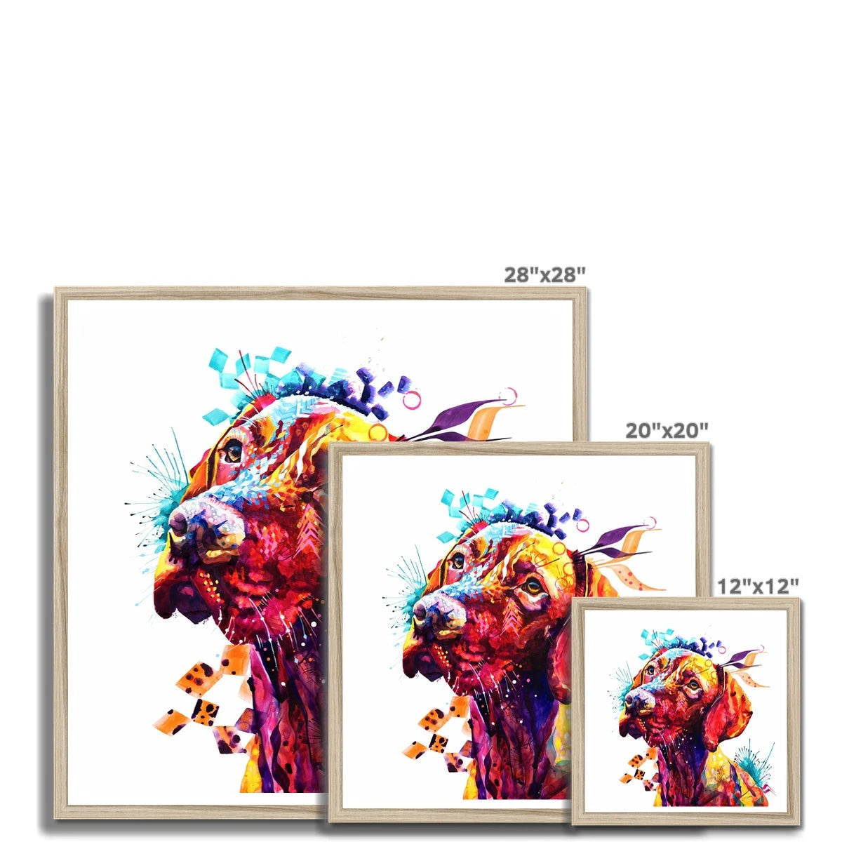 Dog Drawings | Dog Portrait | Pet Portrait | Framed Prints | Wall Prints | Living Room Wall Art