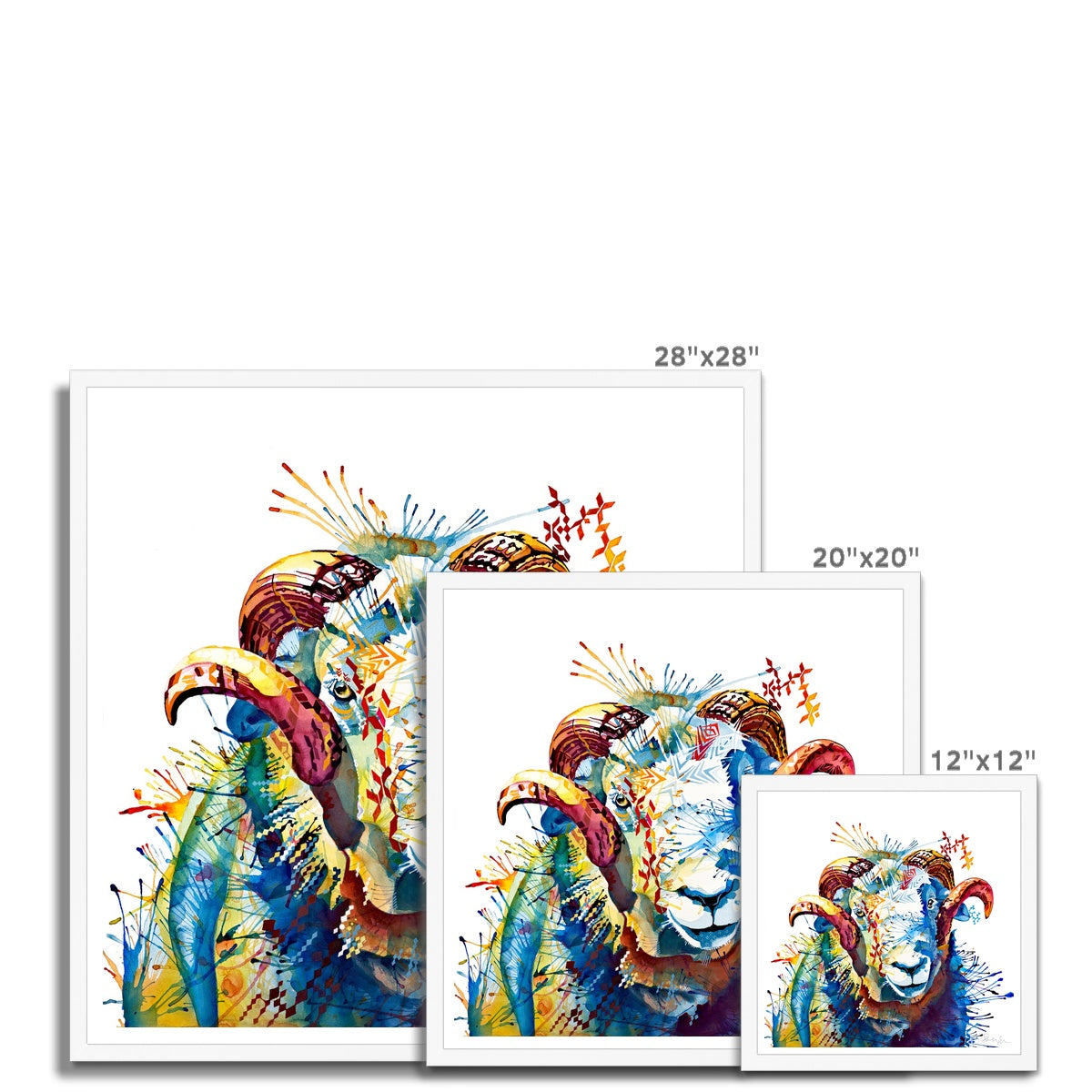 Wall Art | Framed Prints | Sarah Taylor | Modern Art | Framed Wall Art | Abstract Art | Framed Art | Bright Wall Art | Colourful Animal Art