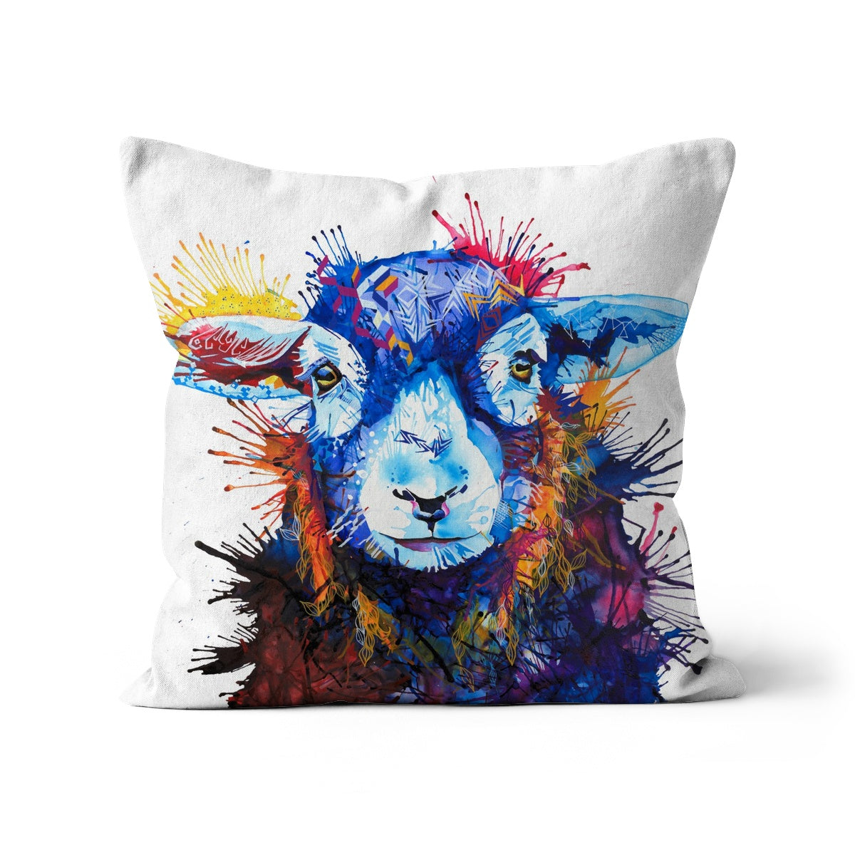 Animal Cushions | Colourful Animal Art | Abstract Art | Sarah Taylor | Animal Portraits | Pet Portraits
