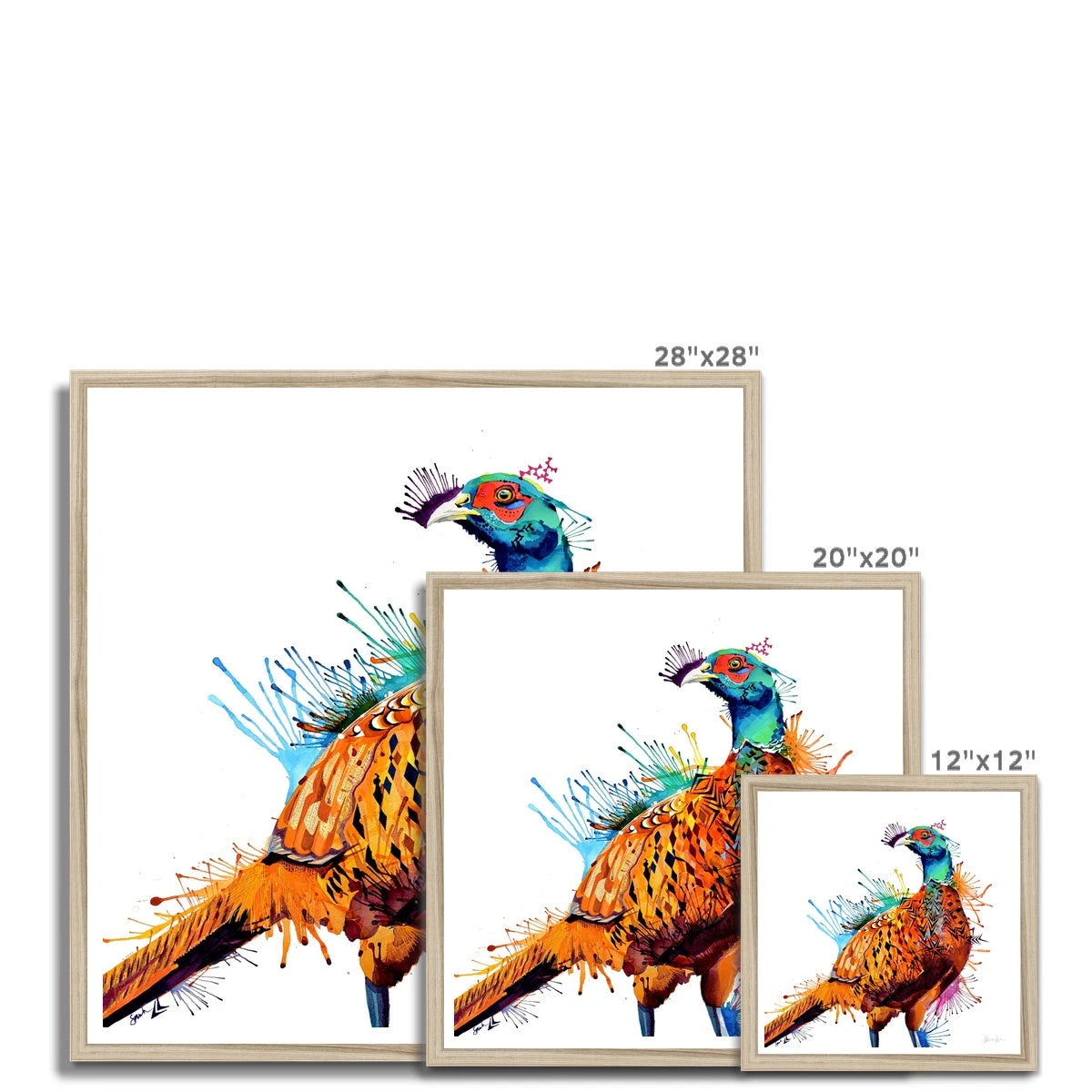 Wall Art | Framed Prints | Sarah Taylor | Modern Art | Framed Wall Art | Pet Portraits | Abstract Art | Framed Art | Bright Wall Art | Colourful Animal Art