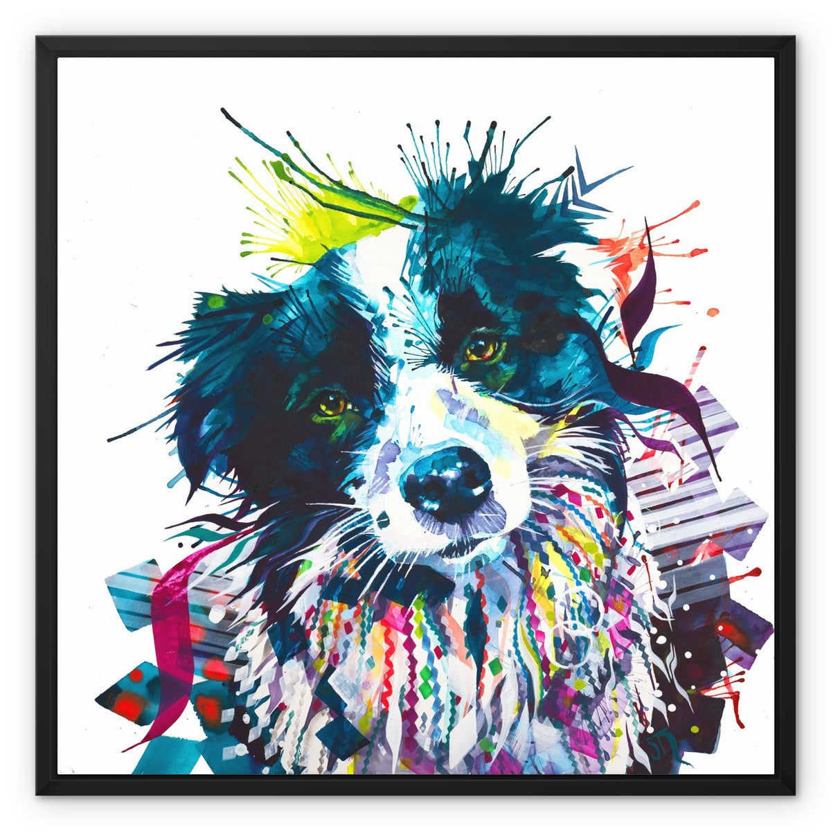 Dog Drawings | Dog Portrait | Dog Canvas Prints | Personalised Dog Portrait | Sarah Taylor | Framed Prints | Wall Prints |