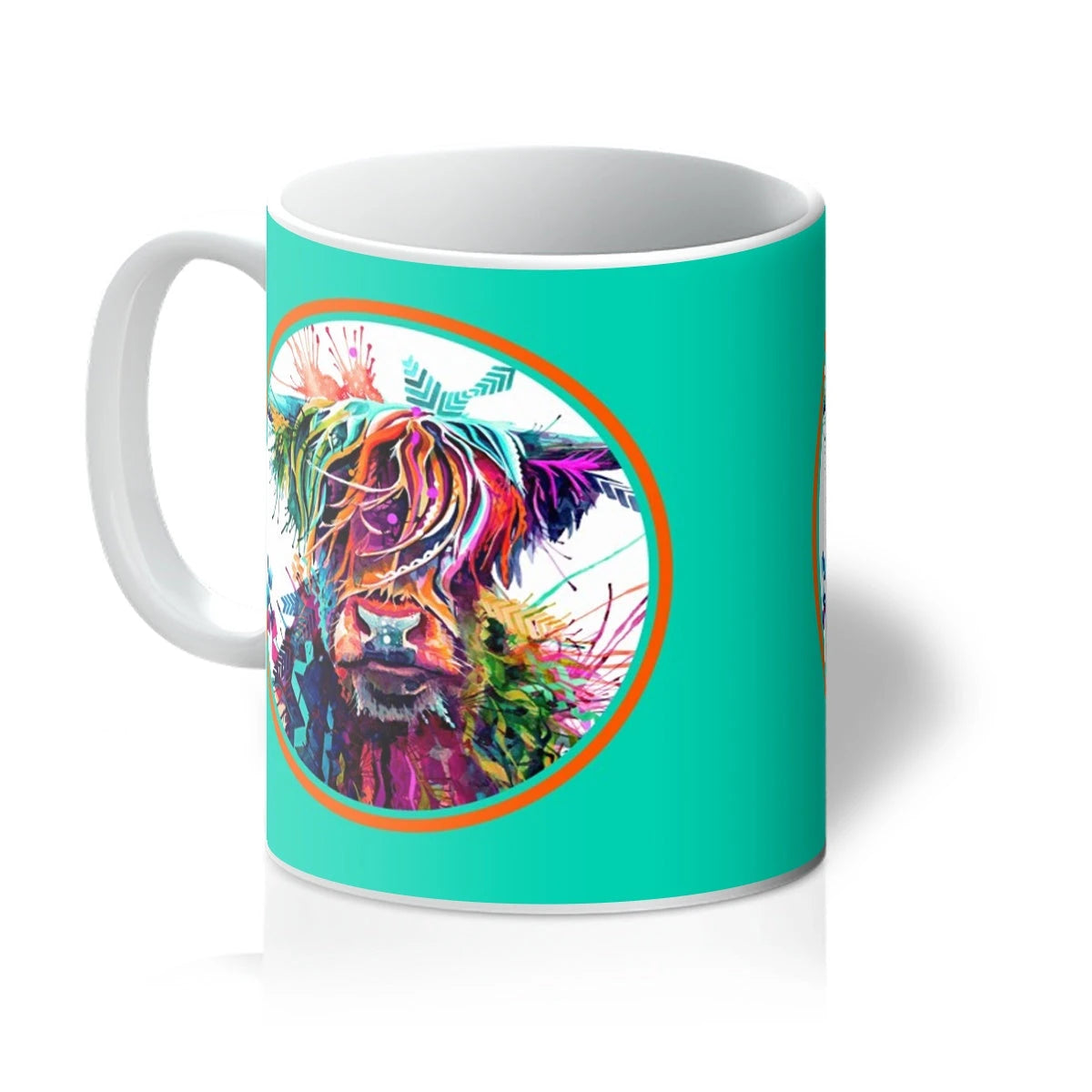 Highland Cow Mug | Highland Cow Print | Animal Mugs | Sarah Taylor | Wildlife Art | Modern Art | Animal Picture