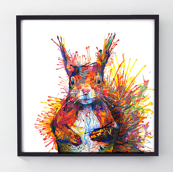 Wall Art | Framed Prints | Wildlife Art | Sarah Taylor | Modern Art | Framed Wall Art | Abstract Art | Framed Art | Bright Wall Art | Colourful Animal Art