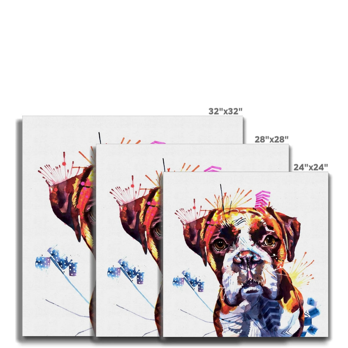 Dog Drawings | Dog Portrait | Dog Canvas Prints | Personalised Dog Portrait | Sarah Taylor | Framed Prints | Wall Prints