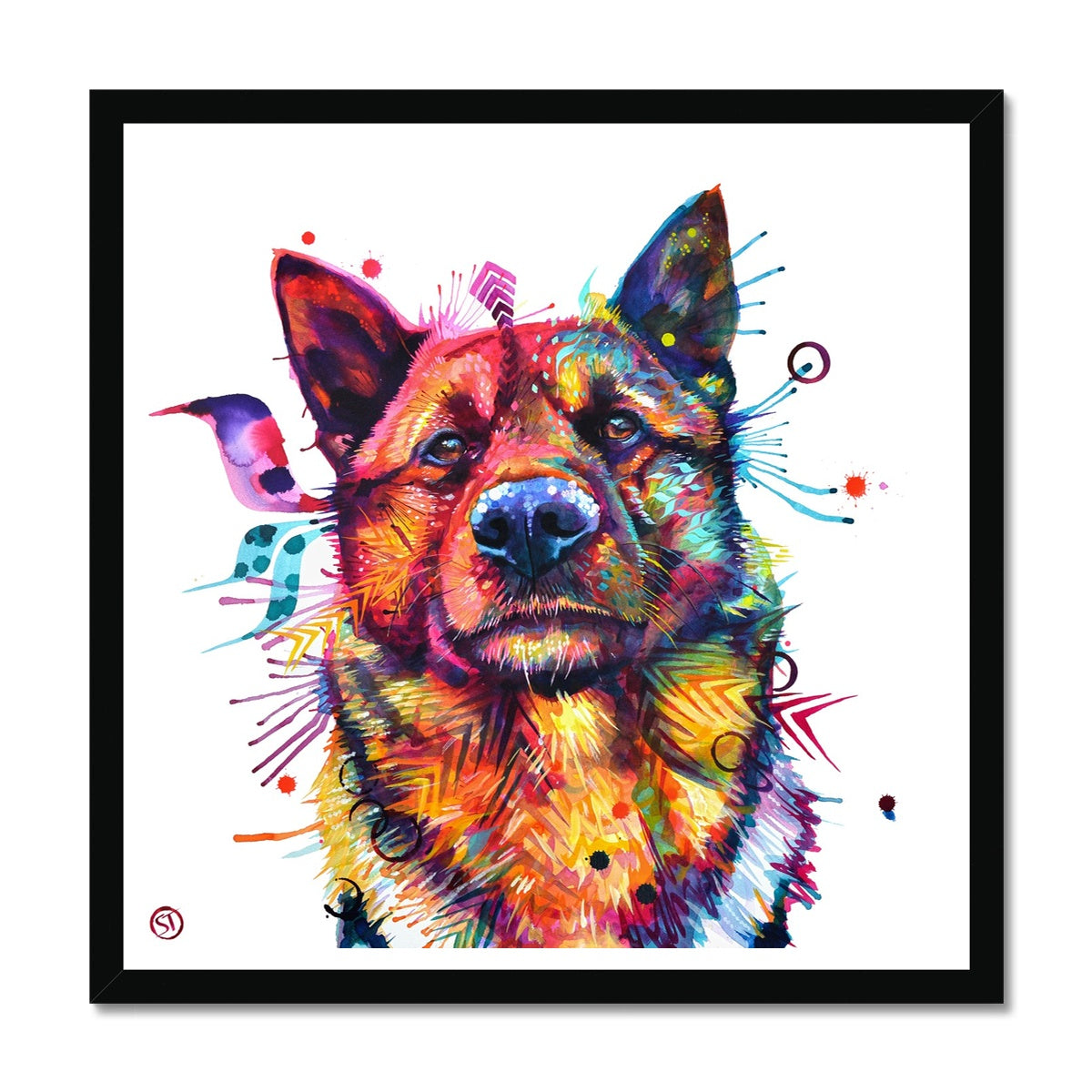 Wall Art | Dog Artwork | Pet Portrait Artists | Dog Portrait | Framed Prints | Wall Prints