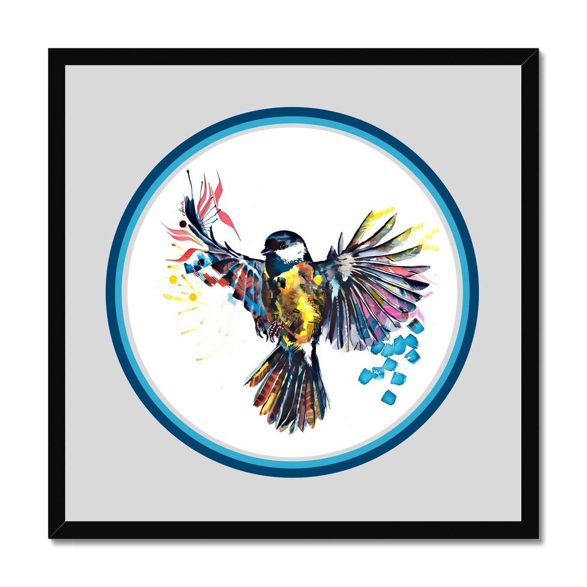 Wall Art | Framed Prints | Sarah Taylor | Modern Art | Framed Wall Art | Pet Portraits | Abstract Art | Framed Art | Bright Wall Art | Colourful Animal Art