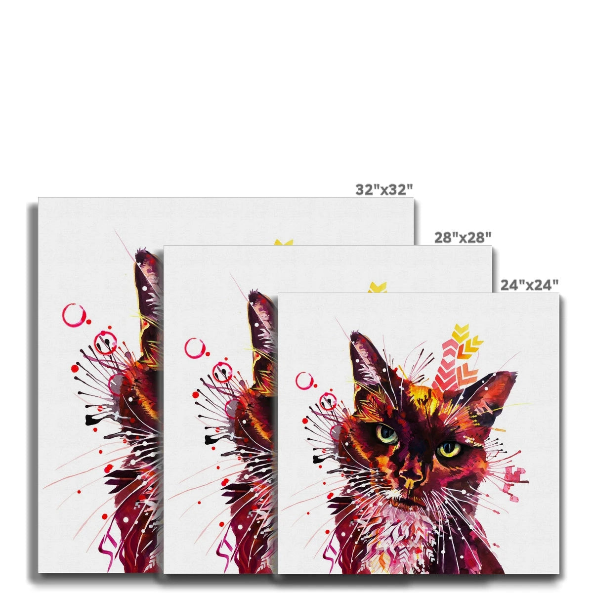 Wall Art | Cat Artwork | Sarah Taylor | Wall Prints | Framed Wall Art | Framed Prints | Abstract Wall Art
