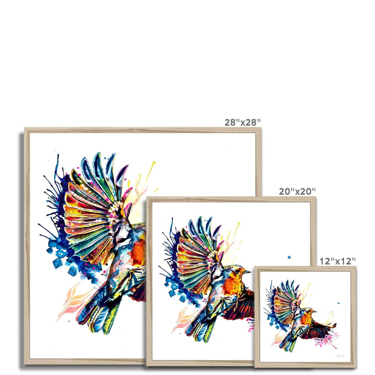 Wallart | Colourful Animal Art | Wildlife Art | Framed Art | Modern Art | Animal Art