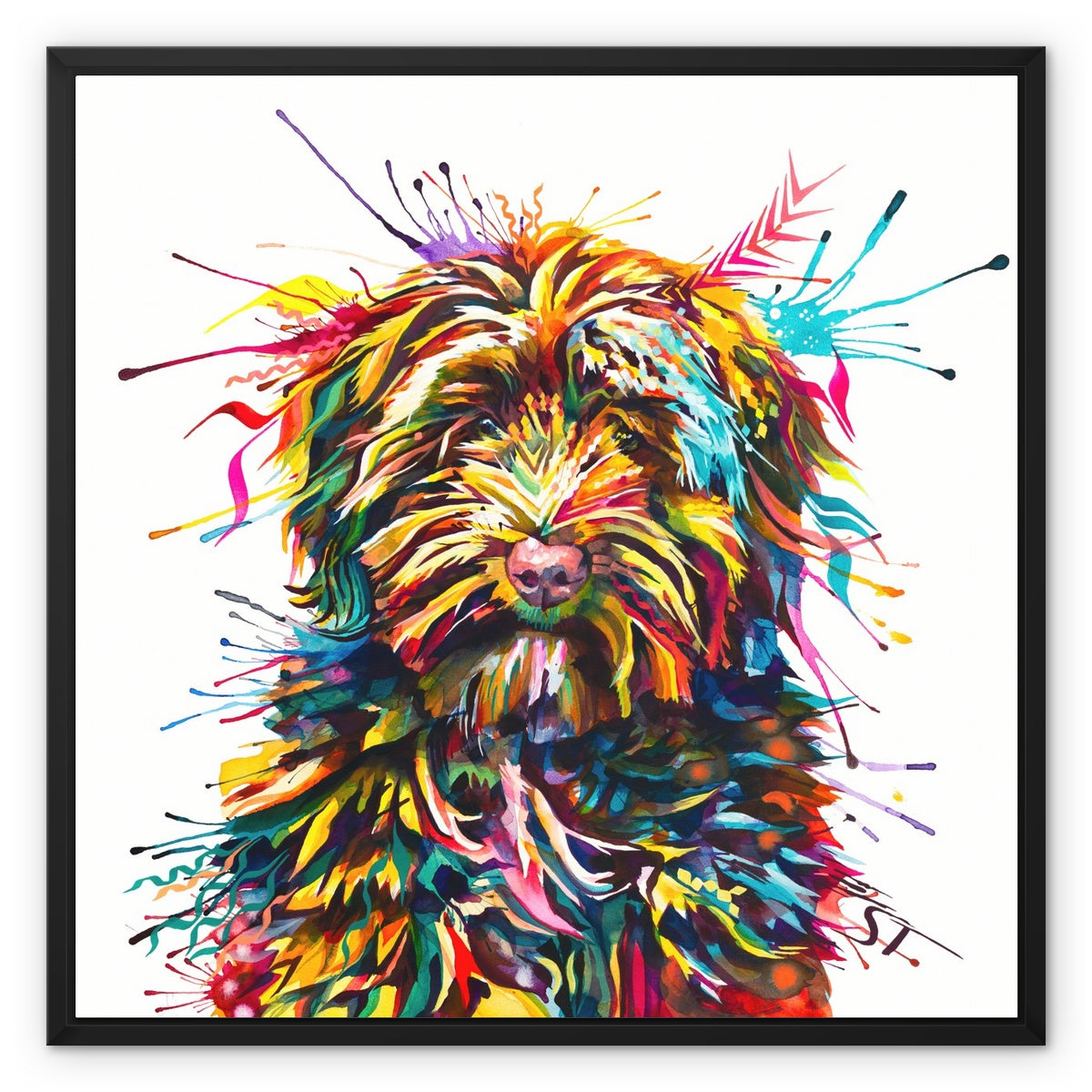 Dog Portrait | Sarah Taylor | Pet Portrait Artists | Dog Portrait | Pet Portraits | Art Commissions | Framed Prints | Wall Prints | Living Room Wall Art