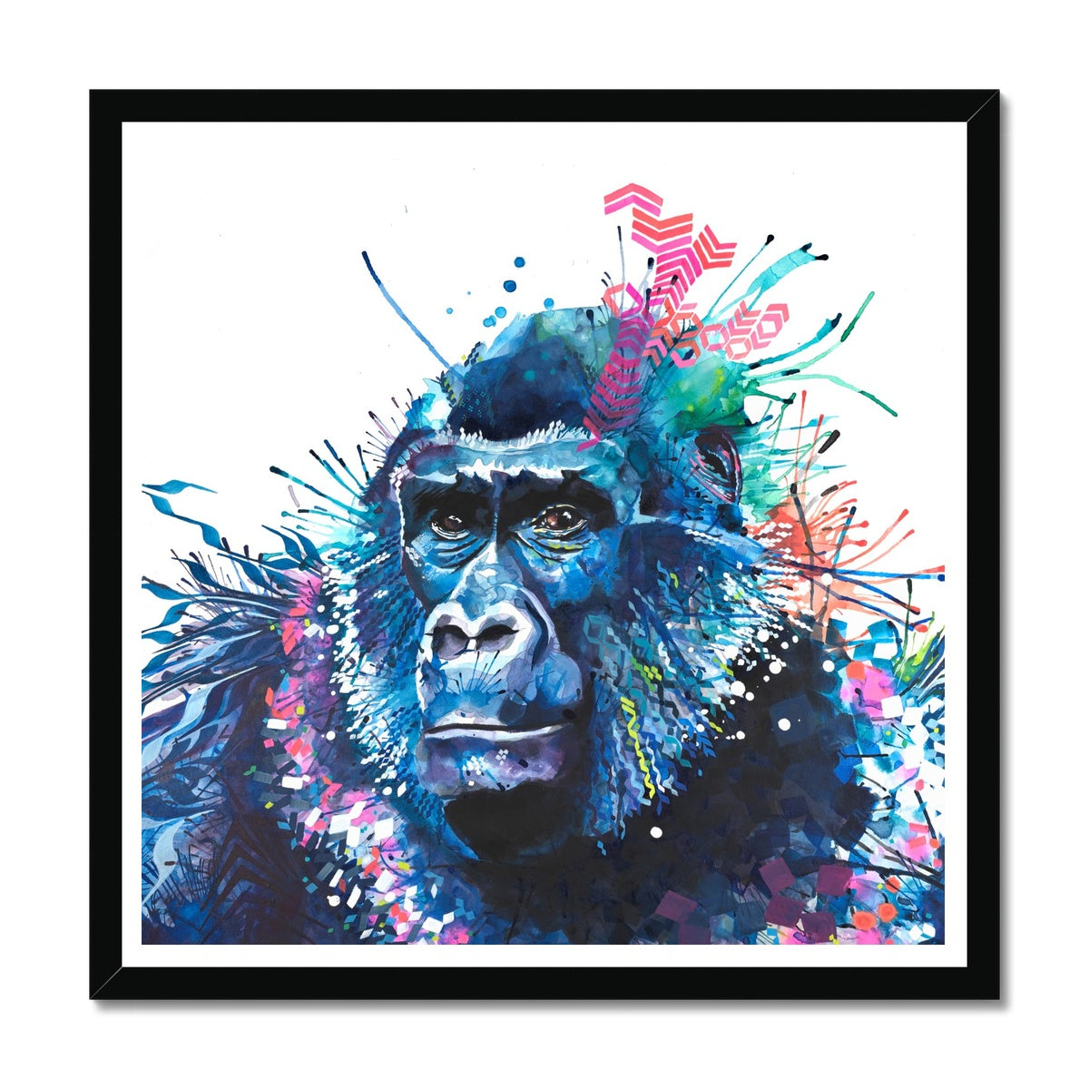 Wall Art | Framed Prints | Funny Animal Pictures | Sarah Taylor | Modern Art | Abstract Art | Framed Art | Bright Wall Art | Colourful Animal Art