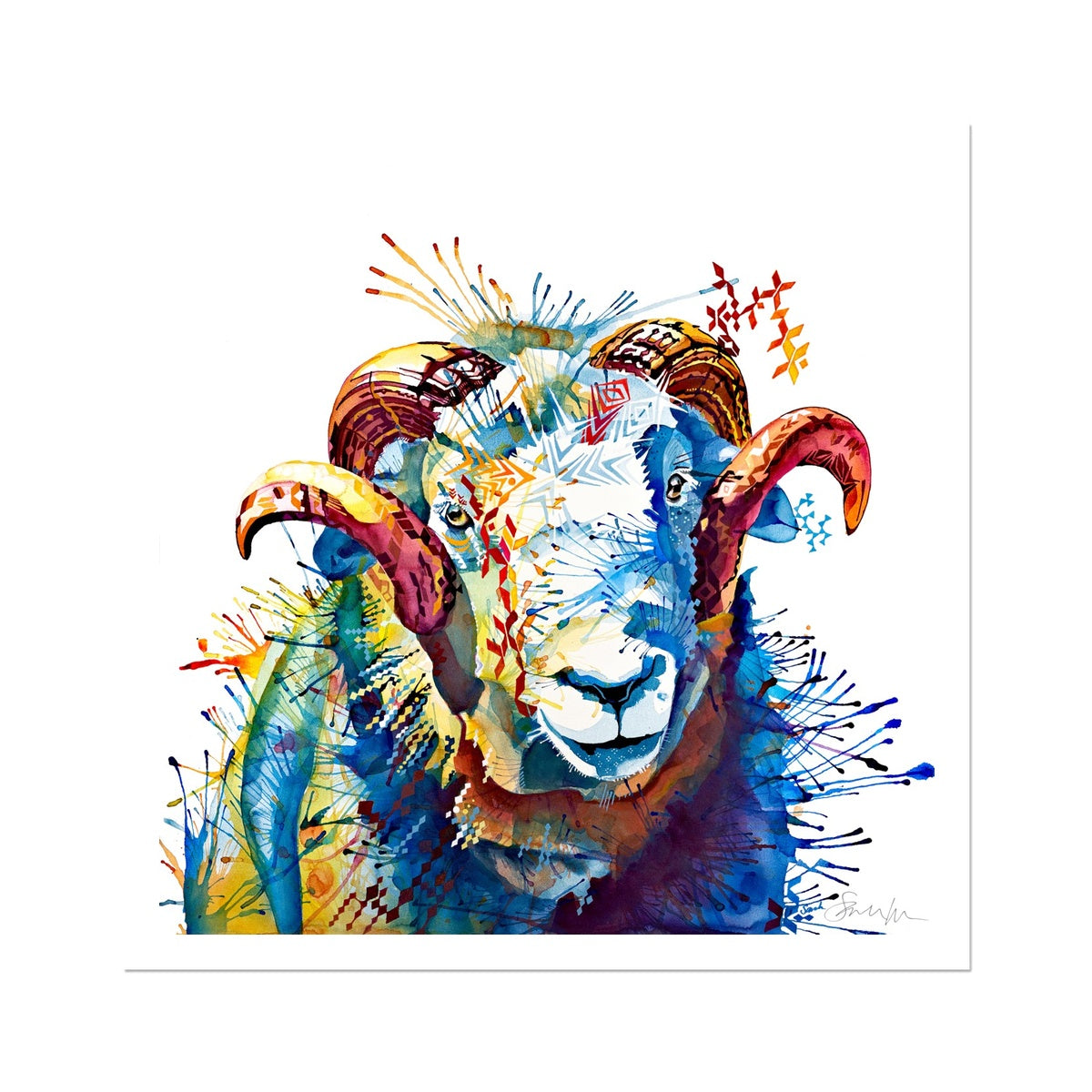 Wall Art | Framed Prints | Sarah Taylor | Modern Art | Framed Wall Art | Abstract Art | Framed Art | Bright Wall Art | Colourful Animal Art
