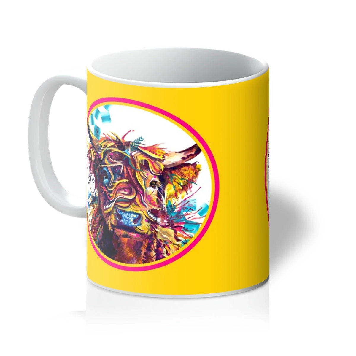 Highland Cow Mug | Animal Mugs | Animal On Mugs | Animal Art | Sarah Taylor | Abstract Wall Art | Framed Art | Modern Art | Framed Prints | Animal Portraits