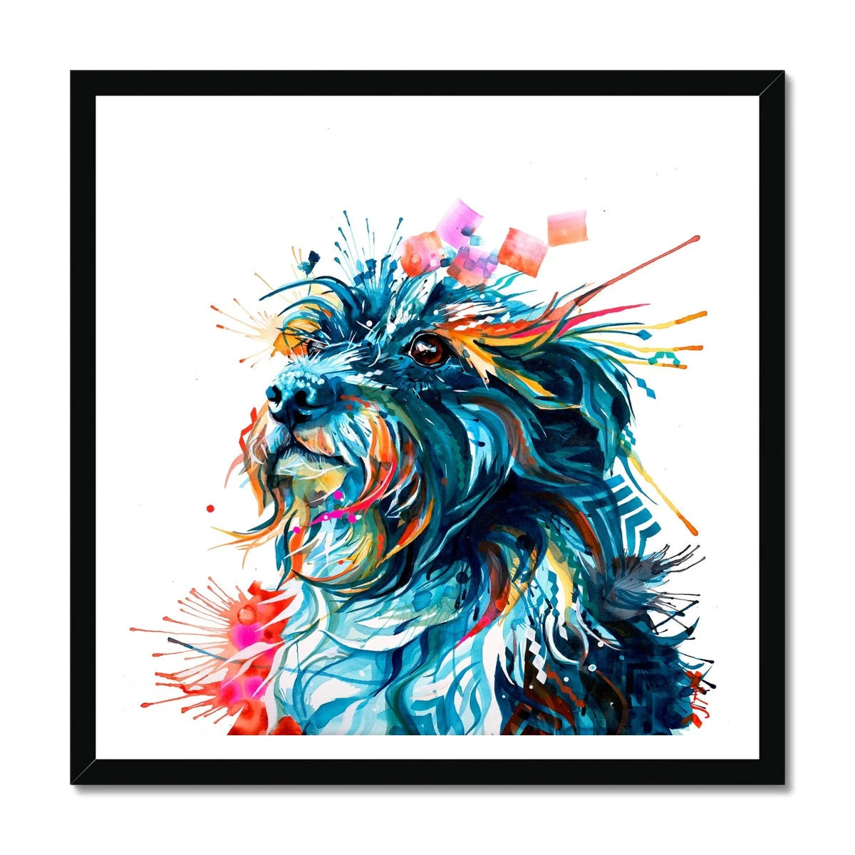 Dog Drawings | Dog Portrait | Sarah Taylor | Pet Portrait Artists | Pet Portraits | Art Commissions | Framed Prints | Wall Prints | Living Room Wall