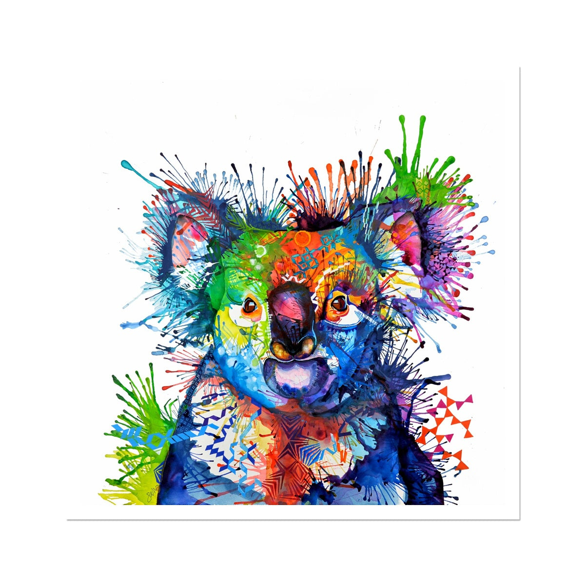 Wall Art Canvases | Sarah Taylor | Wall Art | Modern Art | Abstract Art | Colourful Animal Art