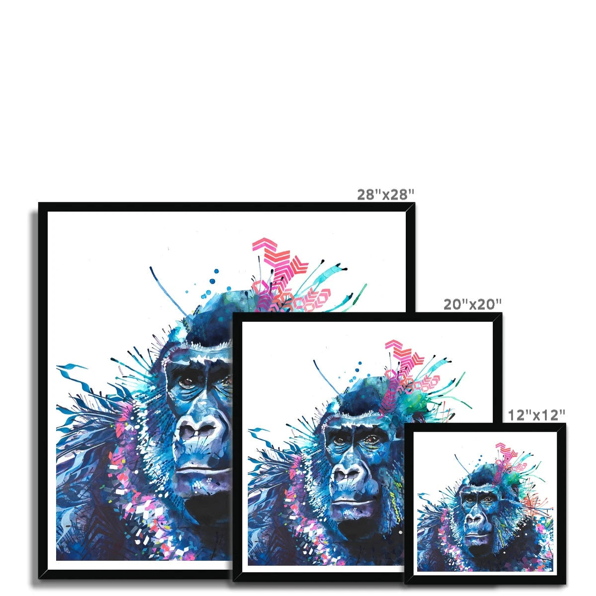 Wall Art | Framed Prints | Sarah Taylor | Modern Art | Framed Wall Art | Pet Portraits | Abstract Art | Framed Art | Bright Wall Art | Colourful Animal Art