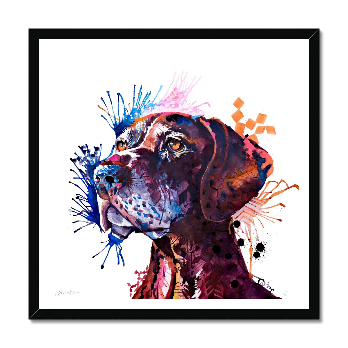 Dog Drawings | Dog Portrait | Sarah Taylor | Pet Portrait Artists | Pet Portraits | Art Commissions | Framed Prints | Wall Prints | Living Room Wall Art