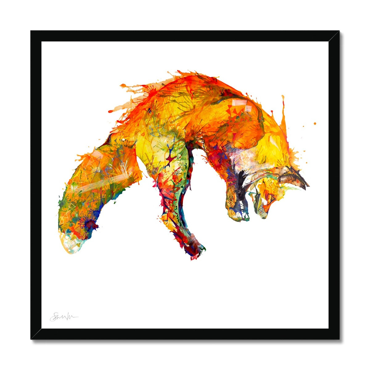 Wall Art | Framed Prints | Sarah Taylor | Modern Art | Framed Wall Art | Pet Portraits | Abstract Art | Framed Art | Bright Wall Art | Colourful Animal Art