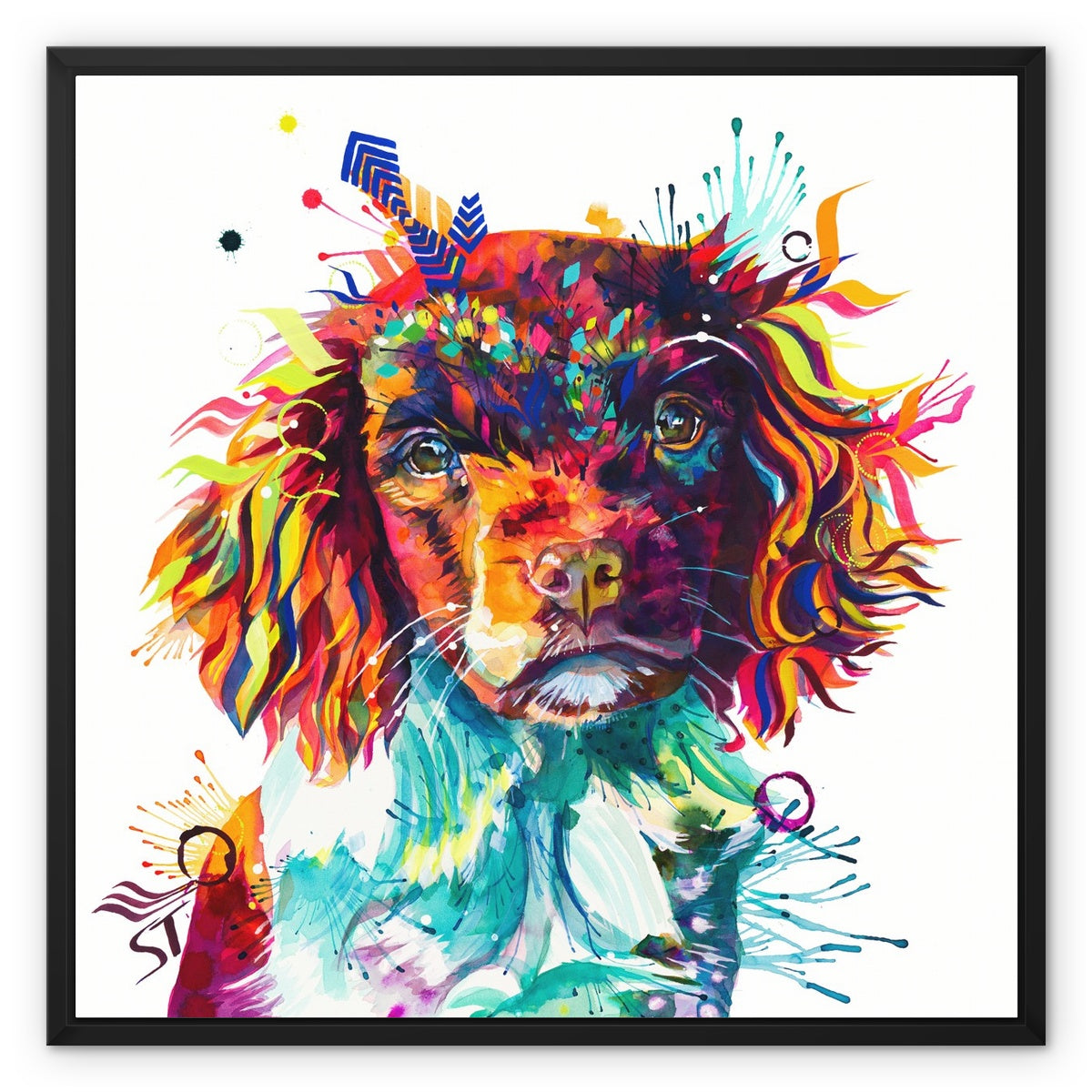 Wallart | Dog Drawings | Modern Art | Pet Portraits | Framed Wall Art | Dog Artwork