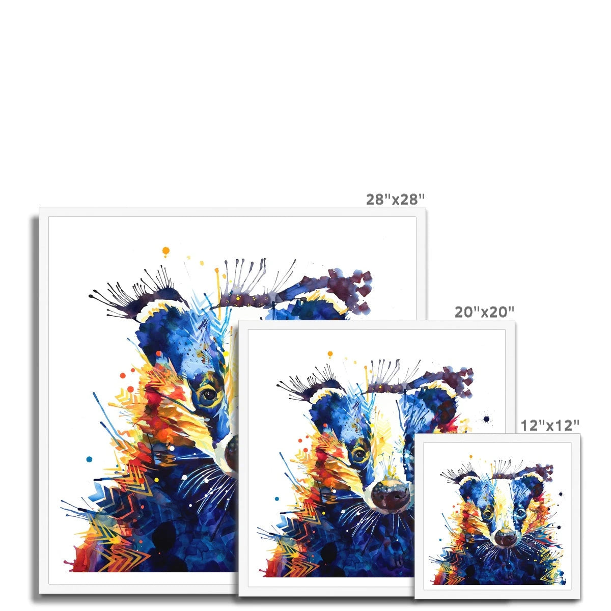 Wall Art | Framed Prints | Sarah Taylor | Modern Art | Framed Wall Art | Pet Portraits | Abstract Art | Framed Art | Bright Wall Art | Colourful Animal Art