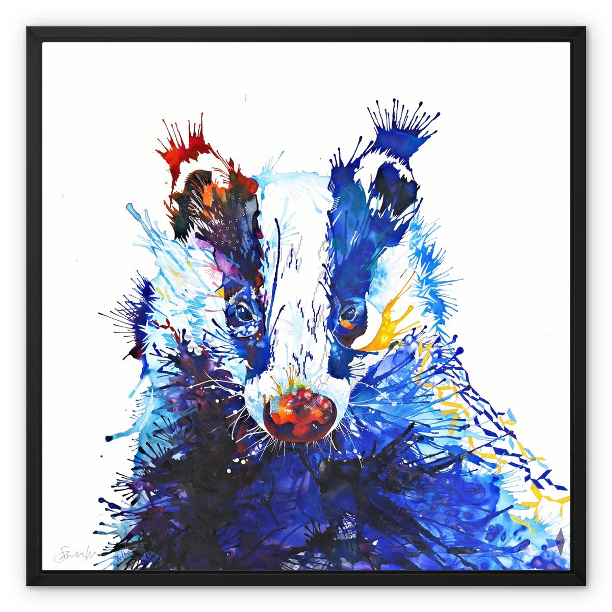 Wall Art | Framed Prints | Sarah Taylor | Modern Art | Framed Wall Art | Pet Portraits | Abstract Art | Framed Art | Bright Wall Art | Colourful Animal Art