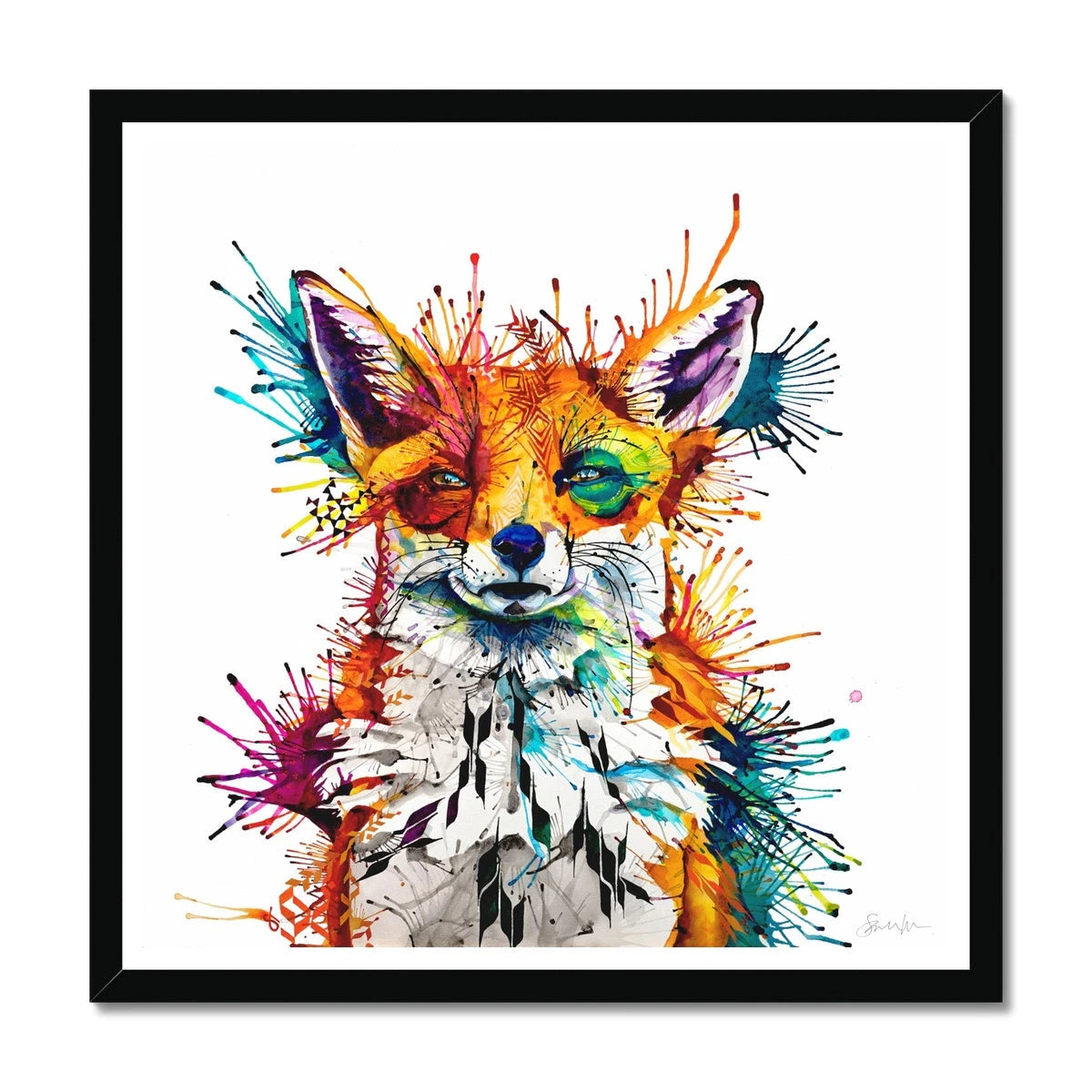 Wall Art | Wildlife Art | Sarah Taylor | Animal Art | Framed Art | Wall Prints | Colourful Animal Art