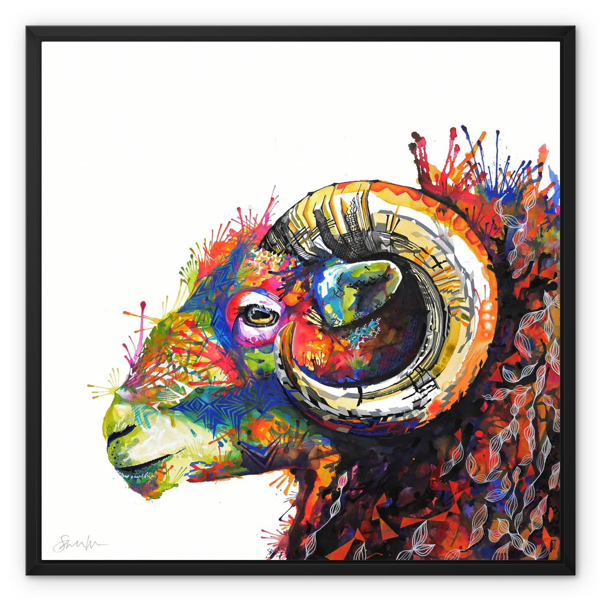 Wall Art | Framed Prints | Sarah Taylor | Modern Art | Framed Wall Art | Colourful Animal Art