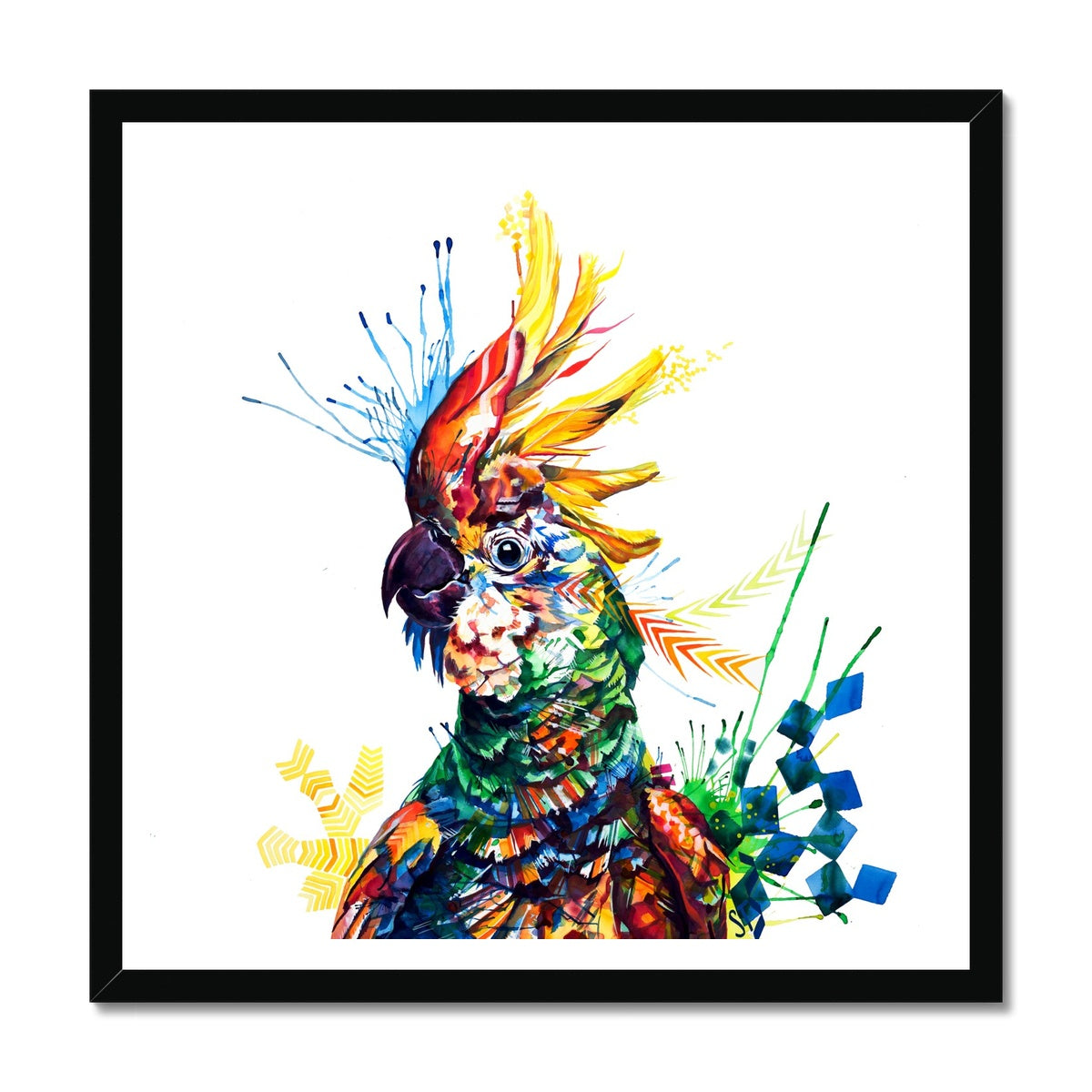 Wall Art | Framed Prints | Sarah Taylor | Modern Art | Framed Wall Art | Abstract Art | Framed Art | Bright Wall Art | Colourful Animal Art