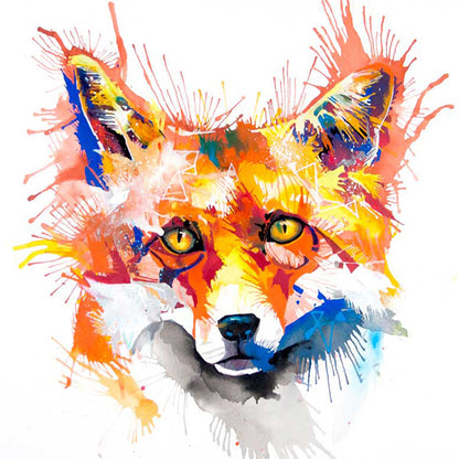 FoxyWoxy - Original fox painting-Originals-Sarah Taylor Art