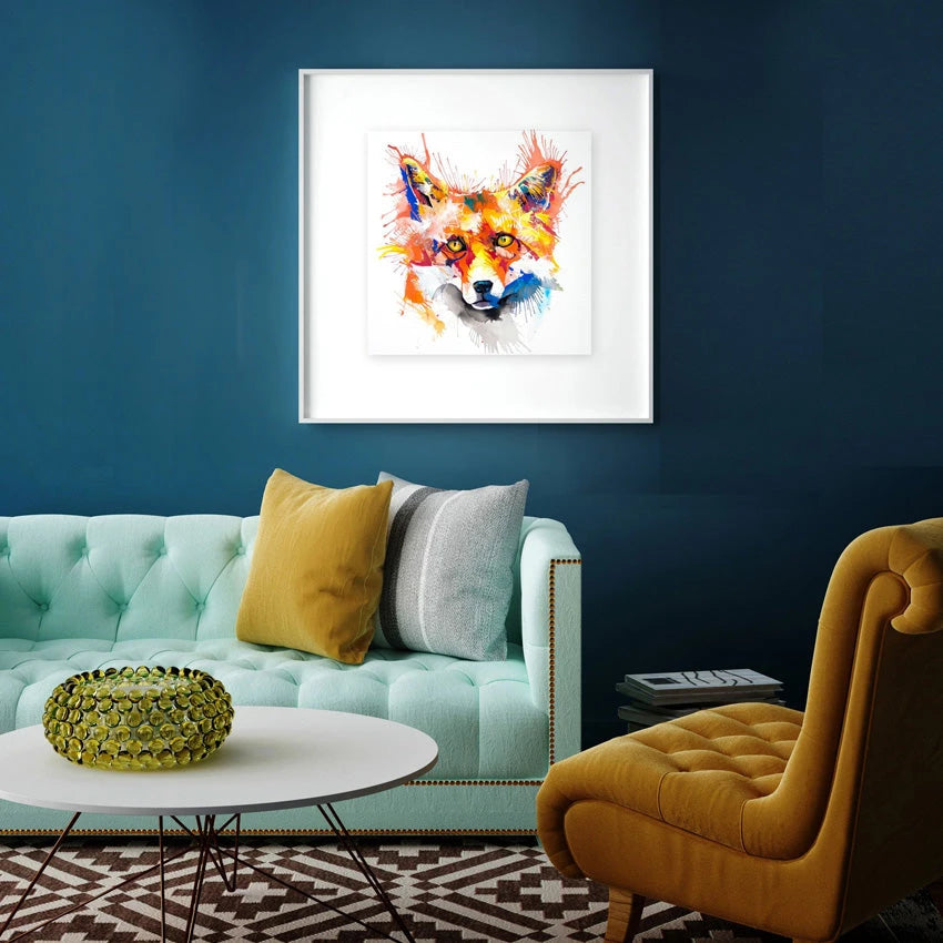 Wildlife Art | Wall Art | Framed Prints | Sarah Taylor | Modern Art | Framed Wall Art | Colourful Animal Art