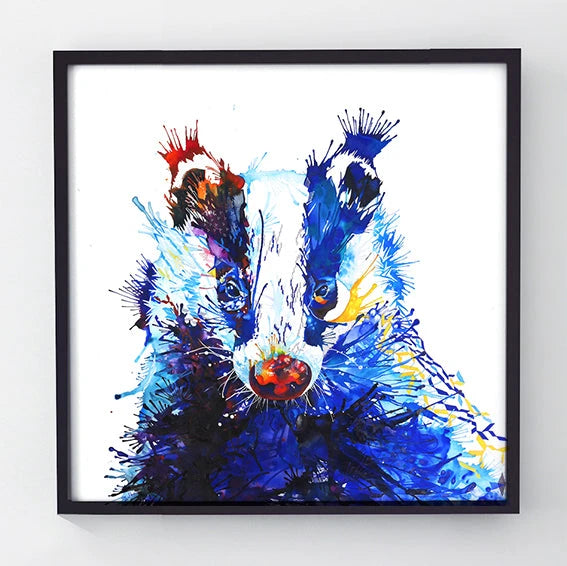 Wall Art | Framed Prints | Sarah Taylor | Modern Art | Framed Wall Art | Pet Portraits | Abstract Art | Framed Art | Bright Wall Art | Colourful Animal Art