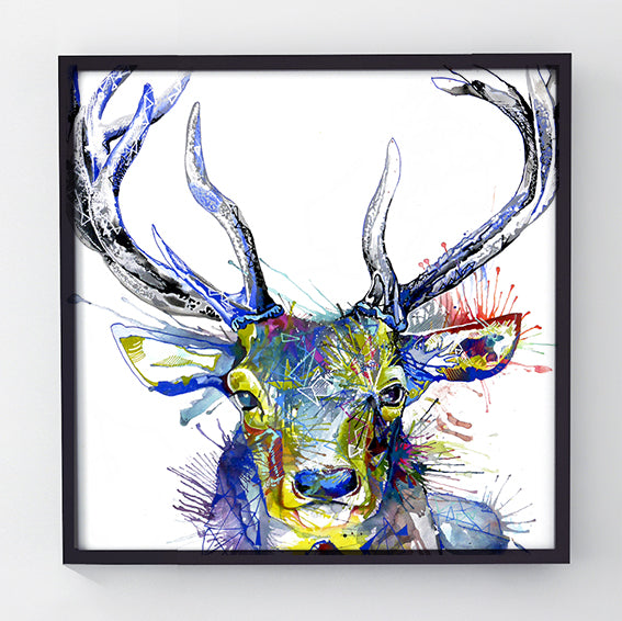 Wall Art | Framed Prints | Sarah Taylor | Modern Art | Framed Wall Art | Pet Portraits | Abstract Art | Framed Art | Bright Wall Art | Colourful Animal Art