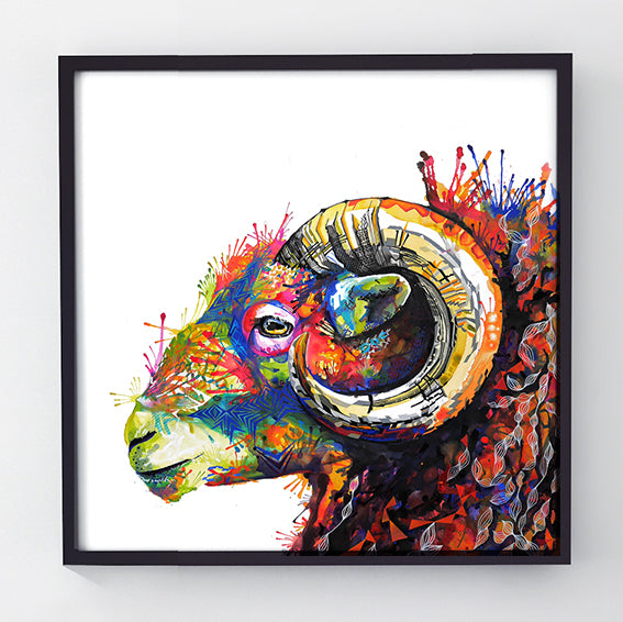 Wall Art | Framed Prints | Sarah Taylor | Modern Art | Framed Wall Art | Pet Portraits | Abstract Art | Framed Art | Bright Wall Art | Colourful Animal Art