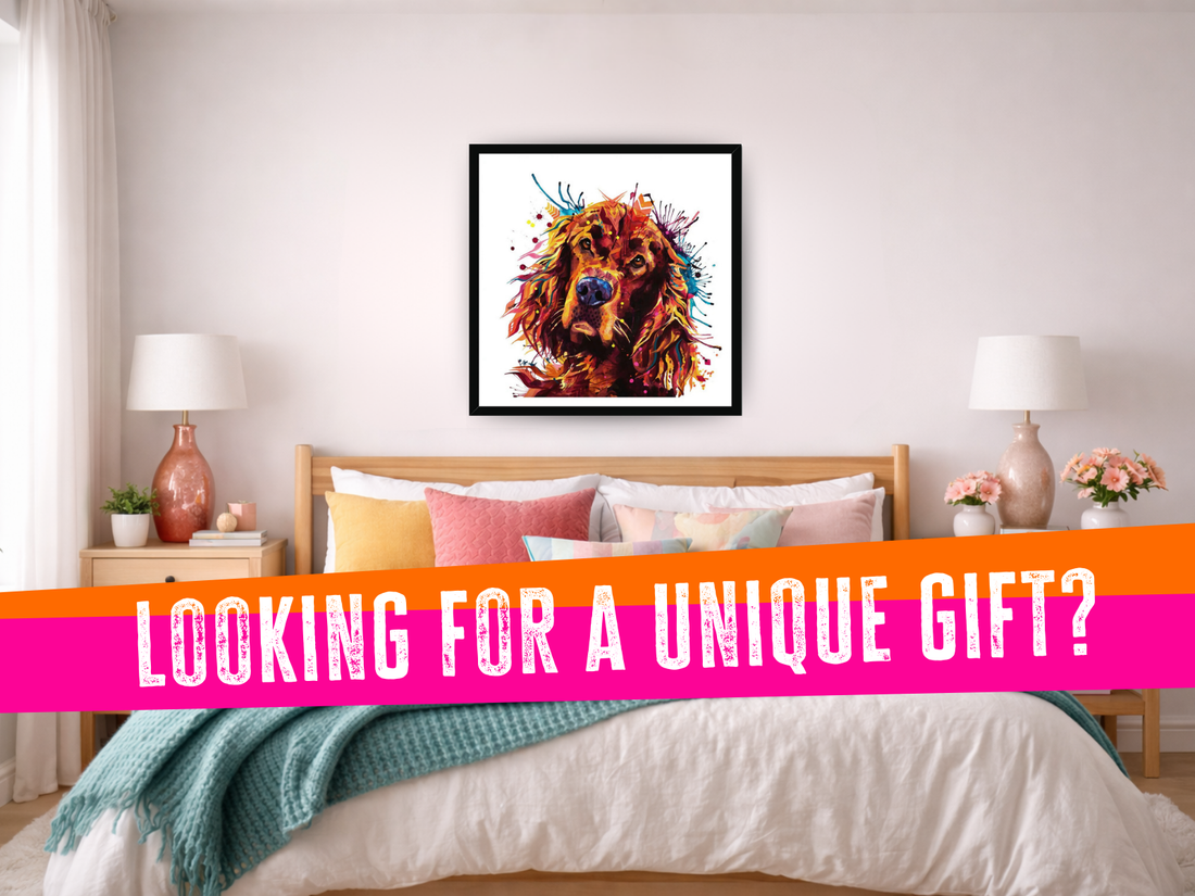 dog painting | dog portrait | wall art