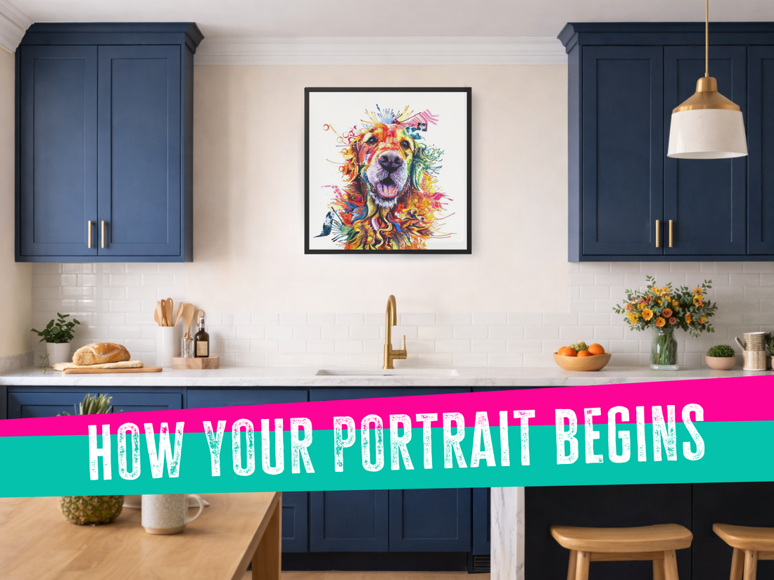 pet portrait | dog painting