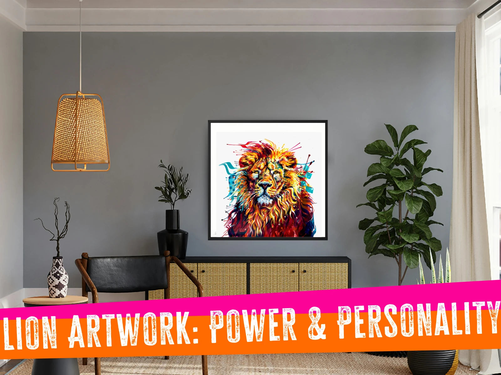 Lion Artwork: Bring Power and Personality to Your Wall Decor Sarah Taylor Art