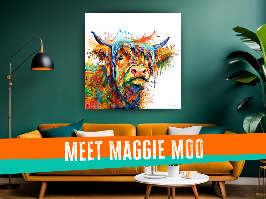 highland cow art