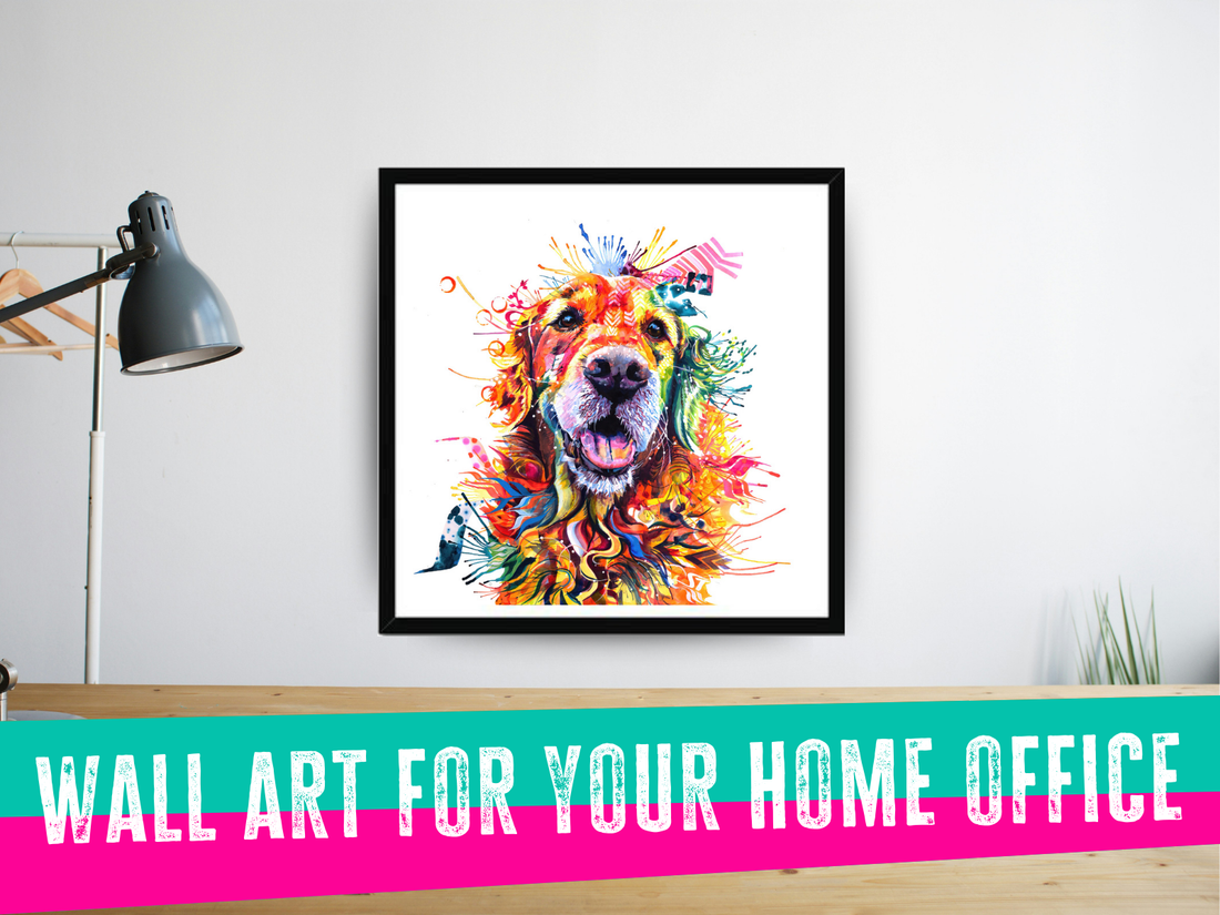 dog portrait, dog painting, animal art