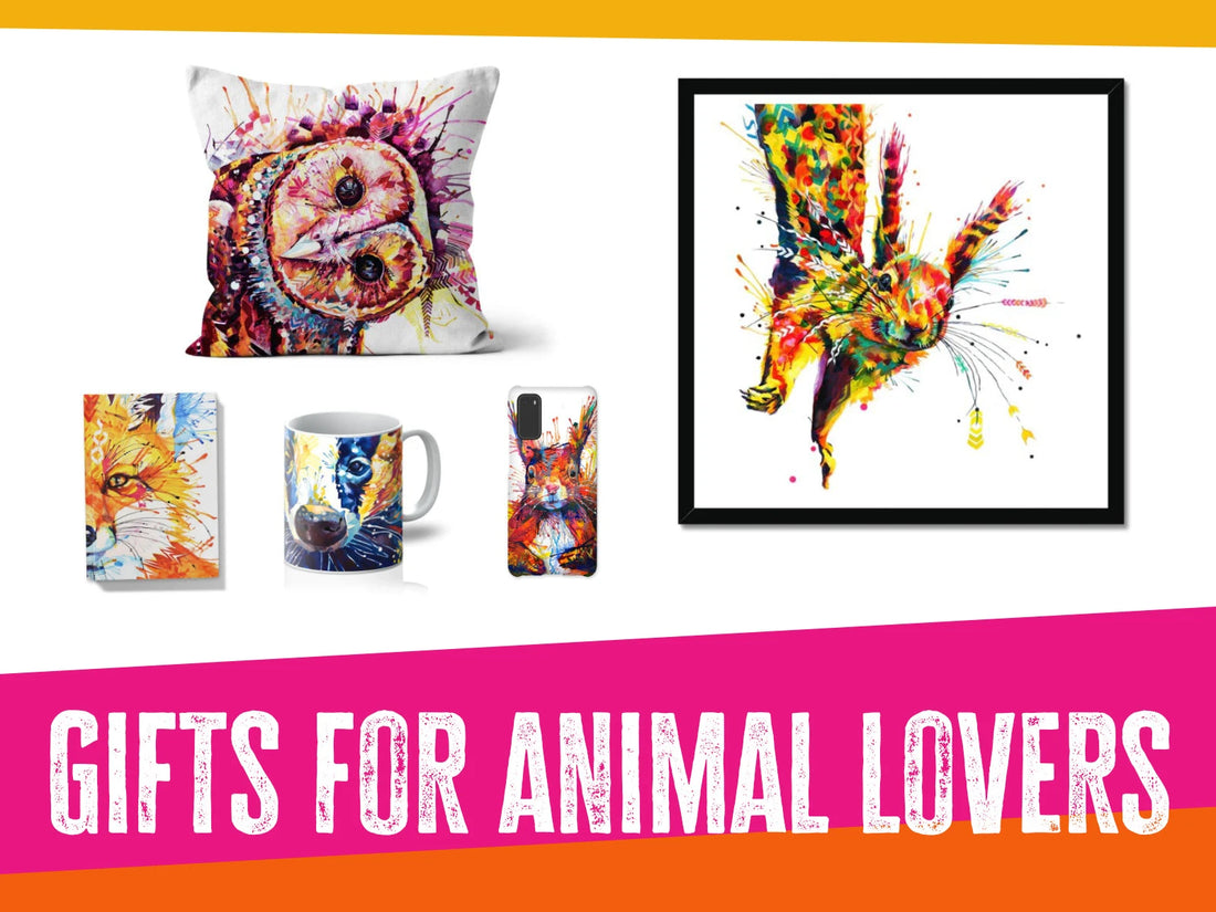 Gifts for animal lovers uk  - colourful ideas to make them smile! Sarah Taylor Art