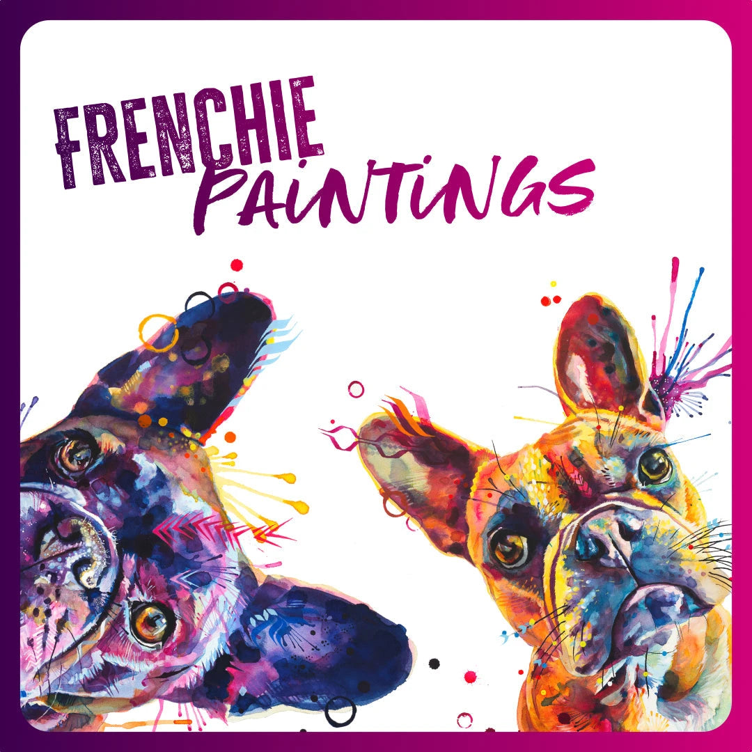 Frenchie Paintings - Sarah Taylor Art