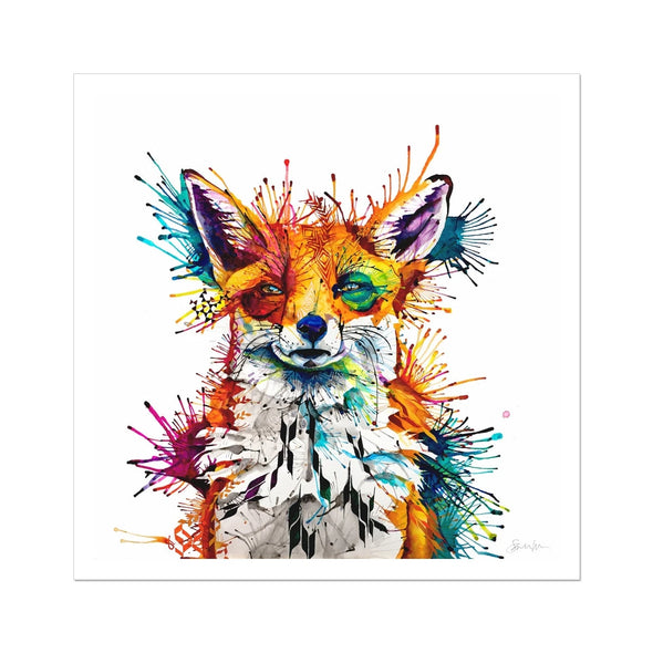 Fox Art | Wall Art | Animal Art | Animal Artwork | Pet Portrait 