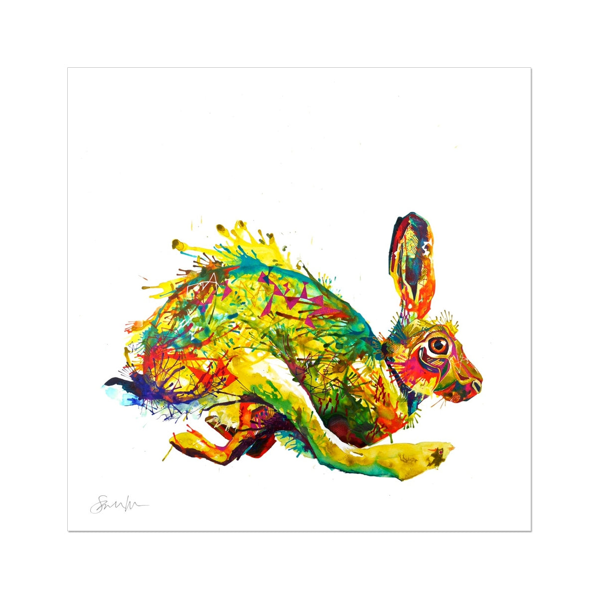 Here Hare Here Fine Art Print