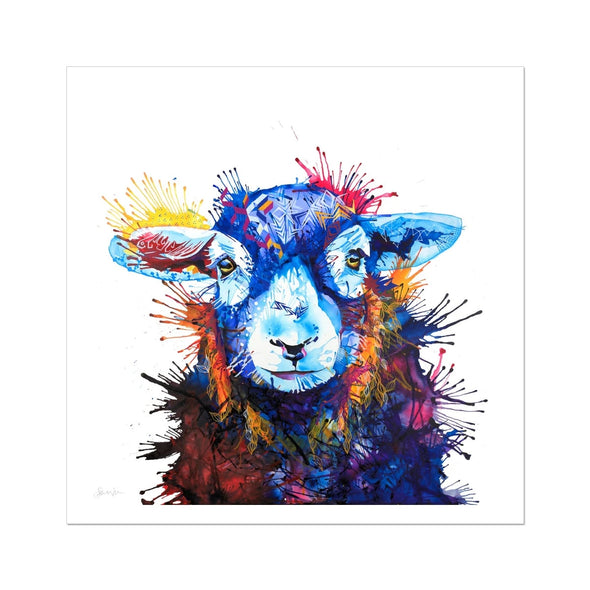 Sheep Art | Wall Art | Animal Art | Animal Artwork | Pet Portrait 