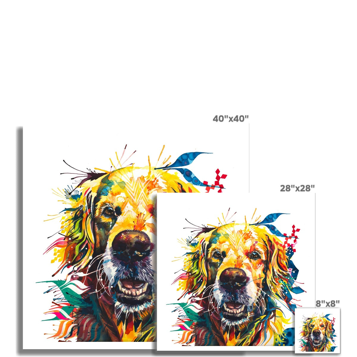 Riley the Golden Retriever Fine Art Print