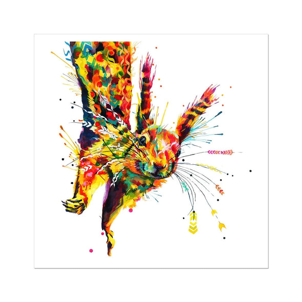 Sidney the Squirrel Fine Art Print Sarah Taylor Art