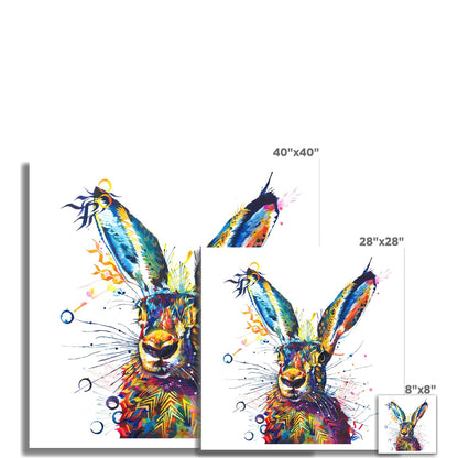 Hartley the Hare Fine Art Print