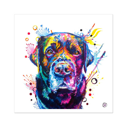 Beckett the Black Lab Fine Art Print